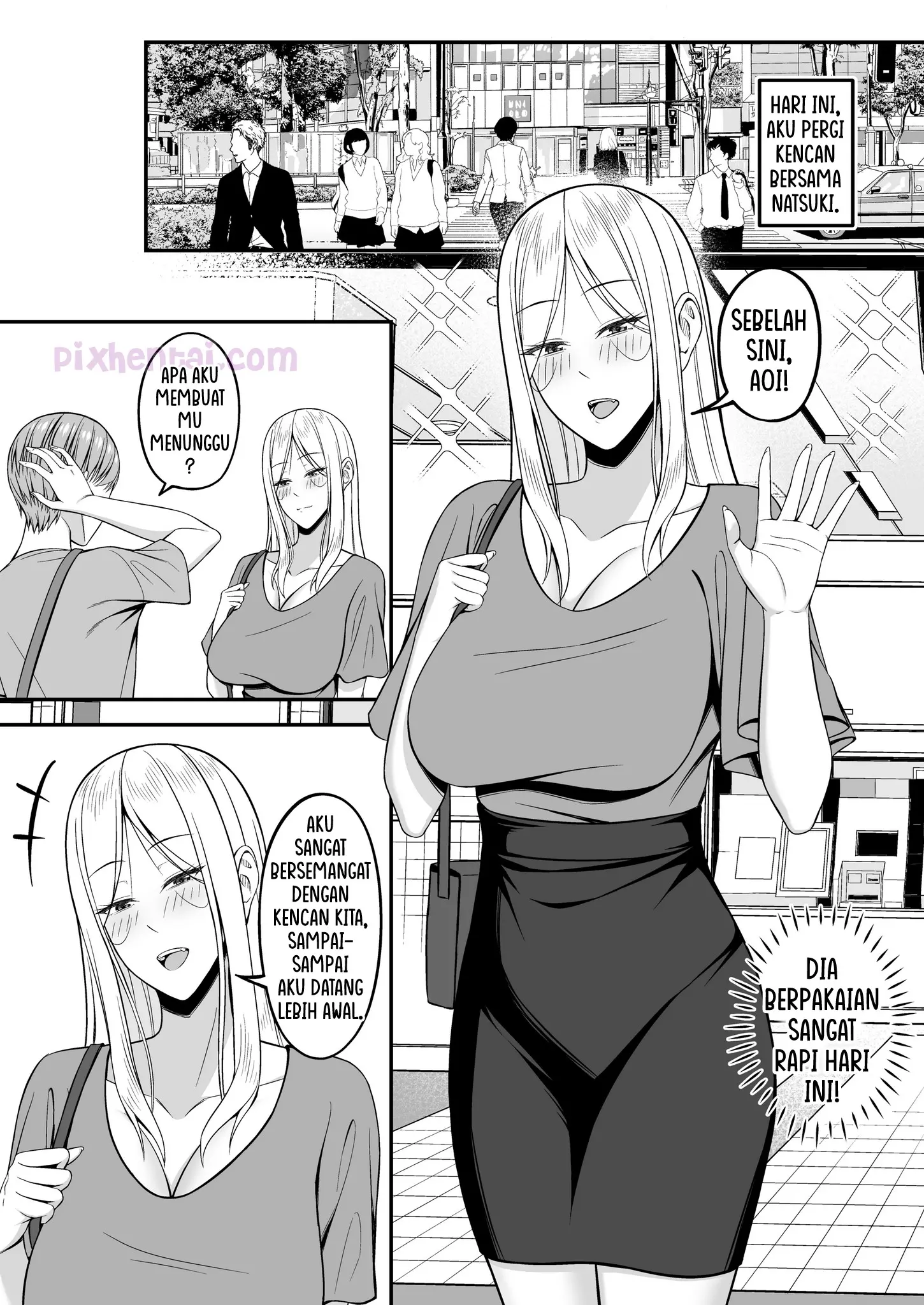 Komik hentai xxx manga sex bokep Big Titty Gyaru Coworker Offers More Than Just Drinks 16